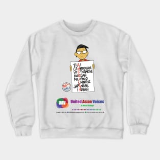 The Other Ones Very Asian American UAV American Crewneck Sweatshirt